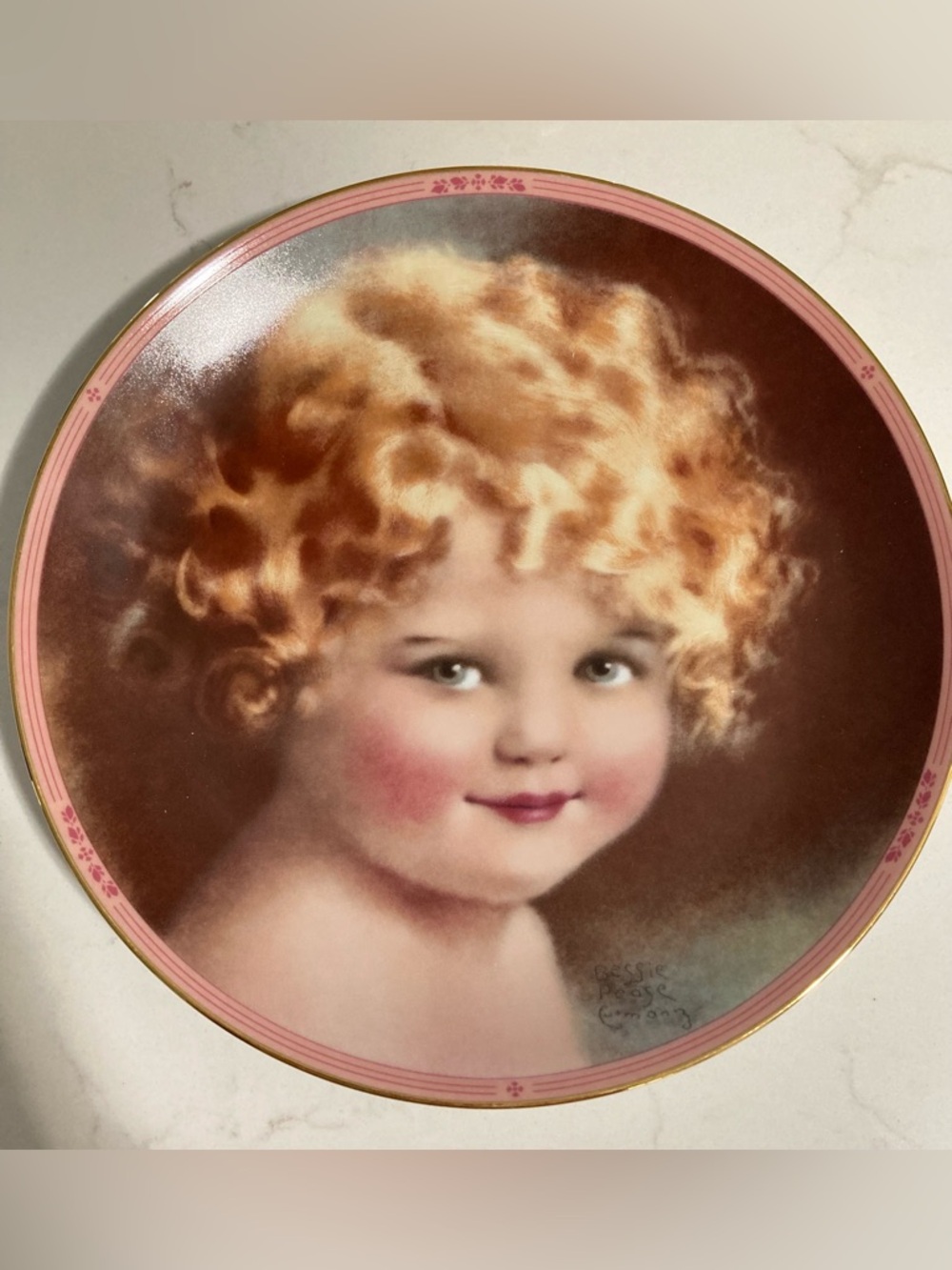 Adorable BESSIE PEASE GUTMANN Collector Plate